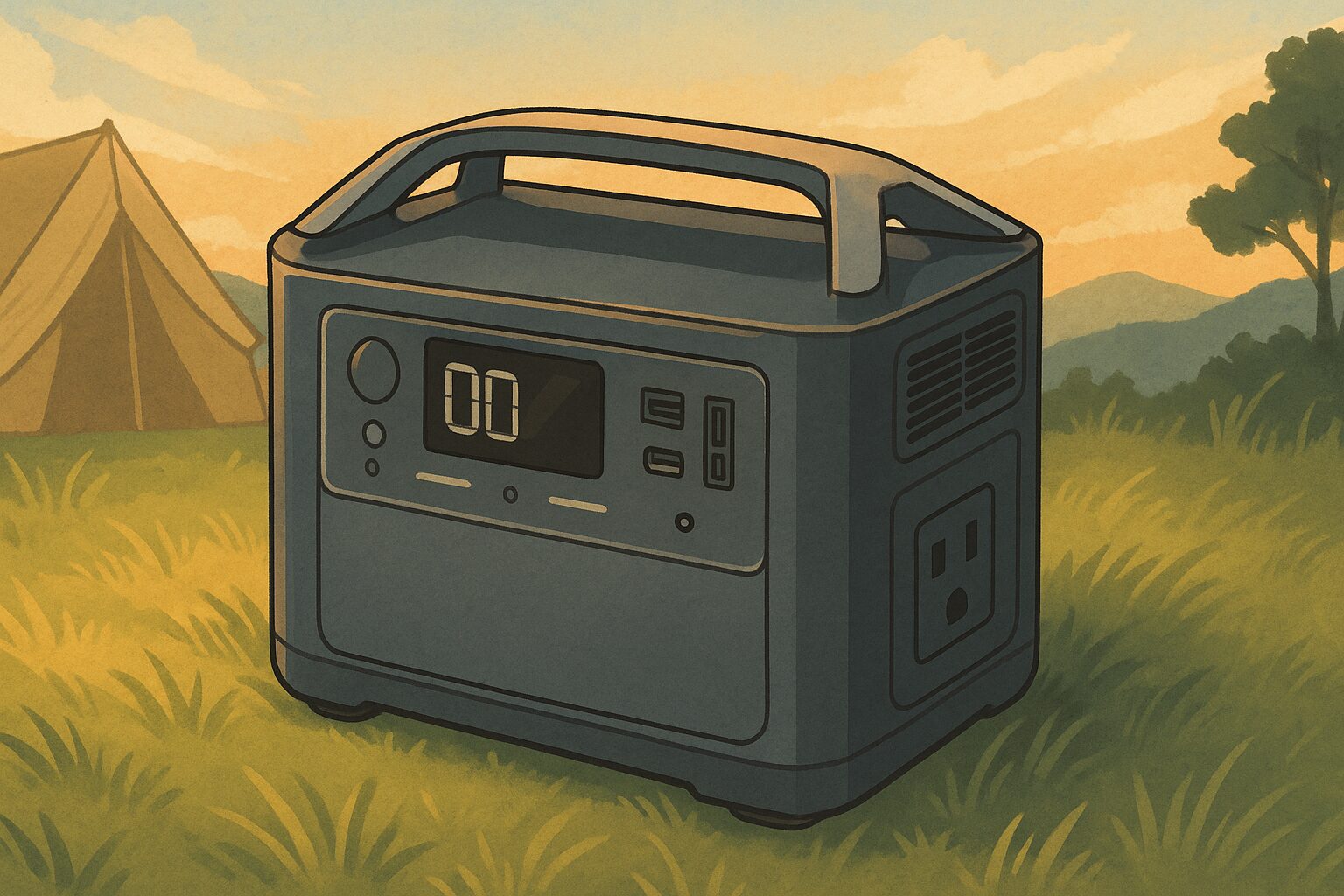 ポータブル電源の絵